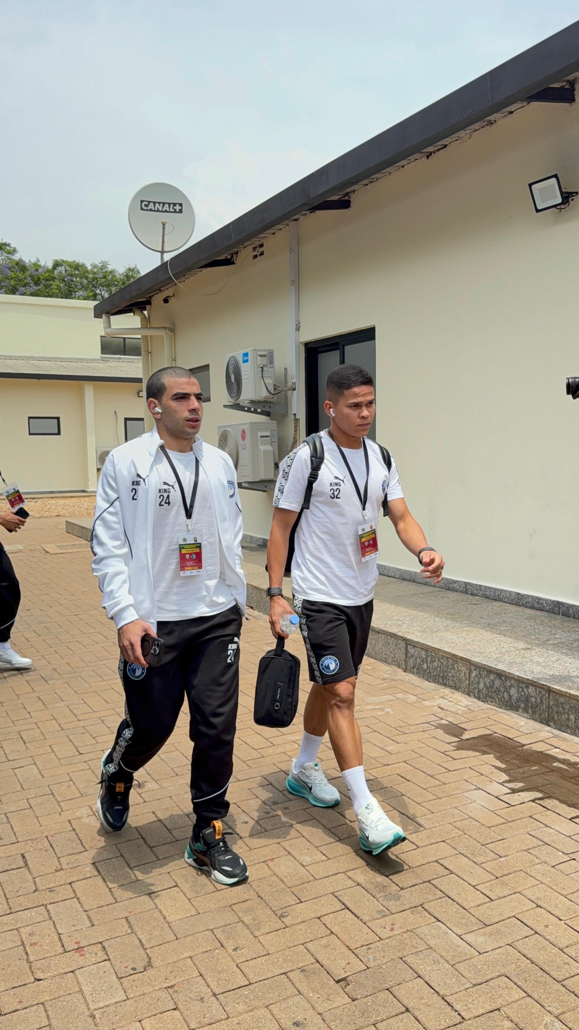 جانب من وصول لاعبى بيراميدز