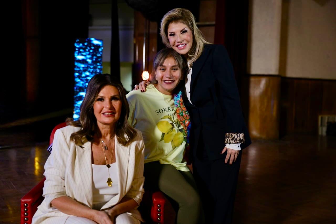 النجمة يسرا في كواليس الحلقة