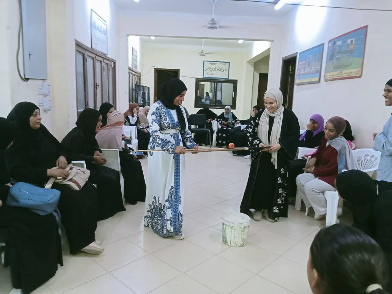 فعاليات لدعم الفتيات والسيدات فى مراكز الشباب