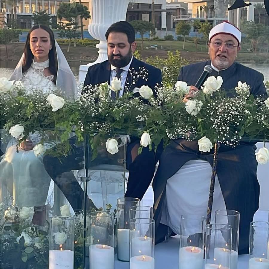 حضور لافت من نجوم الفن في عقد قران نجل خيري رمضان (5)