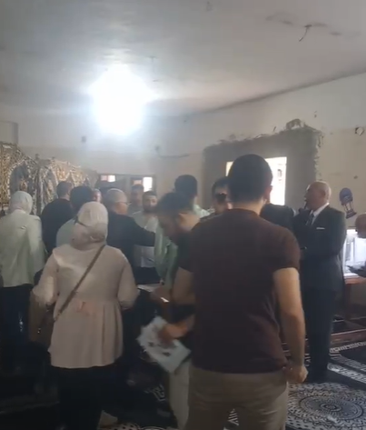 جانب من الاقبال بنقابة الأطباء