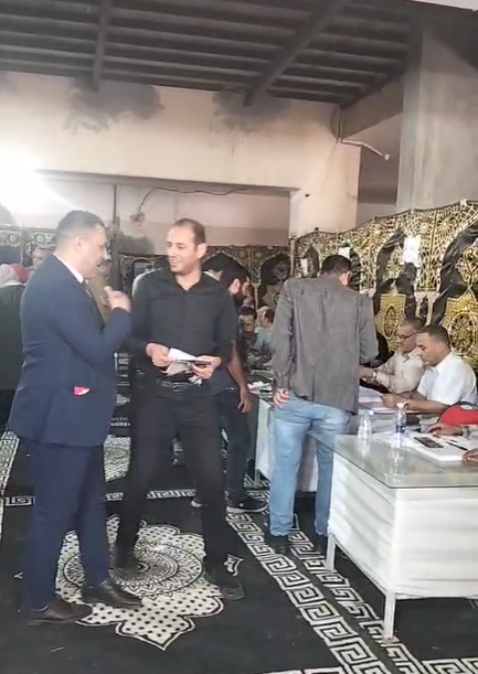 جانب من  تواجد الاطباء بالنقابة