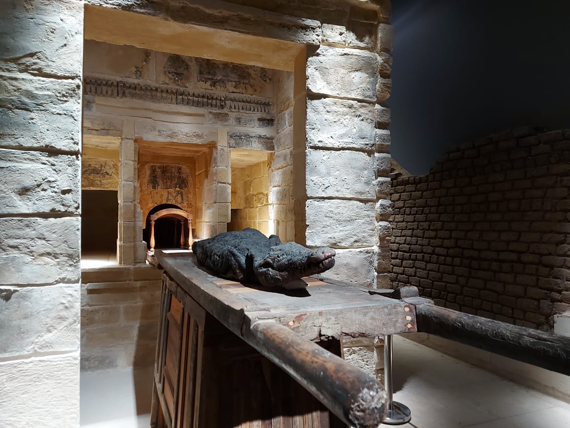 معبد التمساح من الحجر الجيرى معبد التمساح من الحجر الجيرى