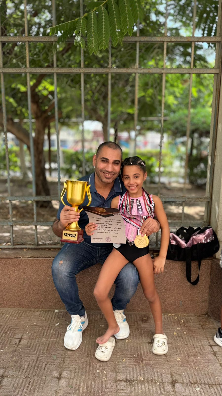 فيروز أحمد حسن تفوز بكأس مصر للجمباز (2)