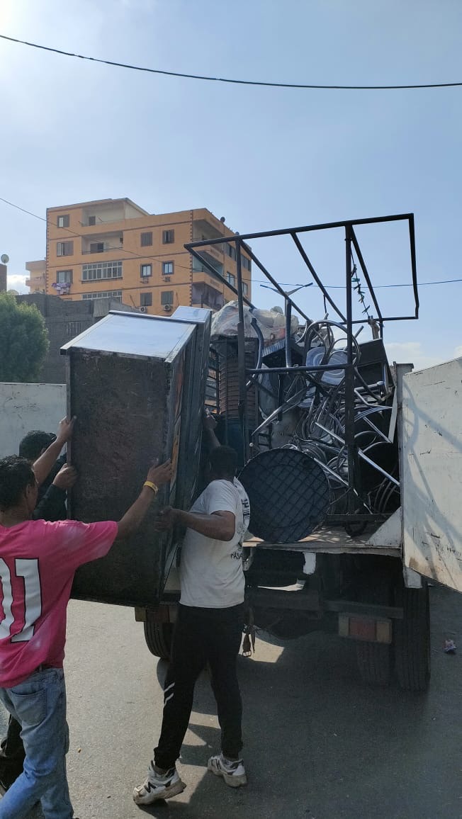 رفع 150 حالة إشغال خلال حملة بشوارع إمبابة