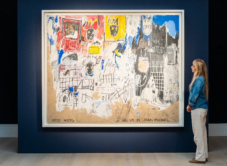 لوحة للفنان جان ميشيل باسكيات لوحة للفنان جان ميشيل باسكيات