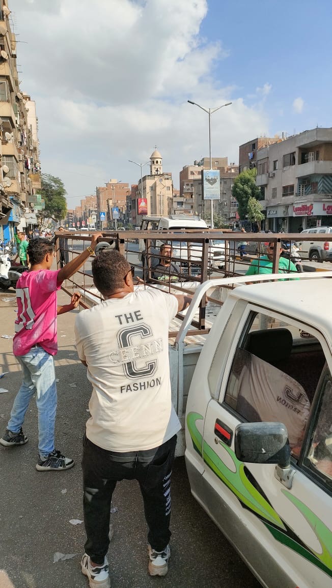 خلال الحملة بشوارع إمبابة