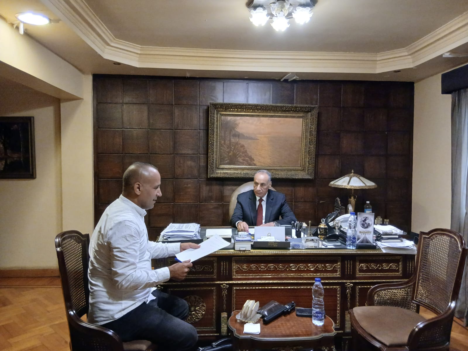 المستشار محمد أحمد شعيب يتحدث لمحرر اليوم السابع المستشار محمد أحمد شعيب يتحدث لمحرر اليوم السابع