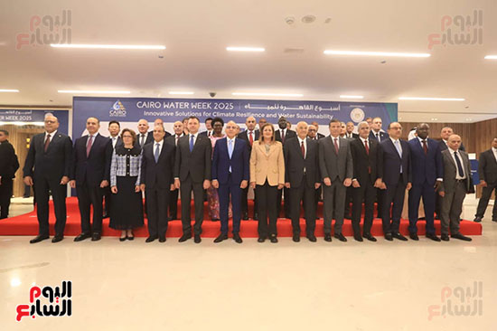 وزراء بالحكومة وهيئات دولية خلال فعاليات اسبوع القاهرة للمياه