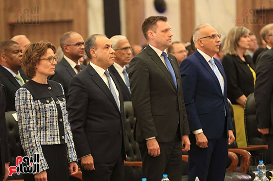 جانب من حفل افتتاح النسخة الثامنة لاسبوع القاهرة للمياه