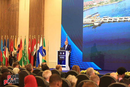 المؤتمر الصحفي على هامش اسبوع القاهرة للمياه