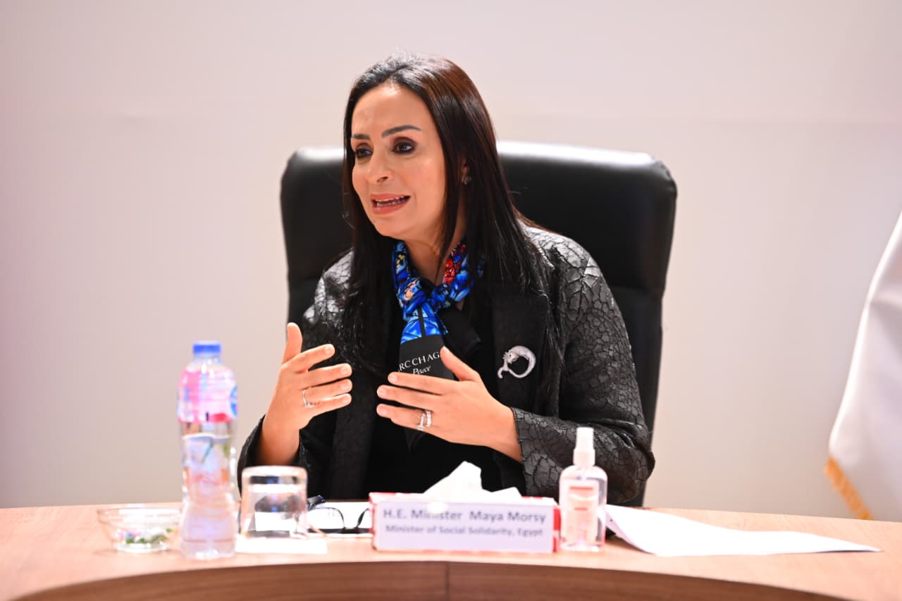 الدكتورة مايا مرسي وزيرة التضامن الاجتماعي الدكتورة مايا مرسي وزيرة التضامن الاجتماعي