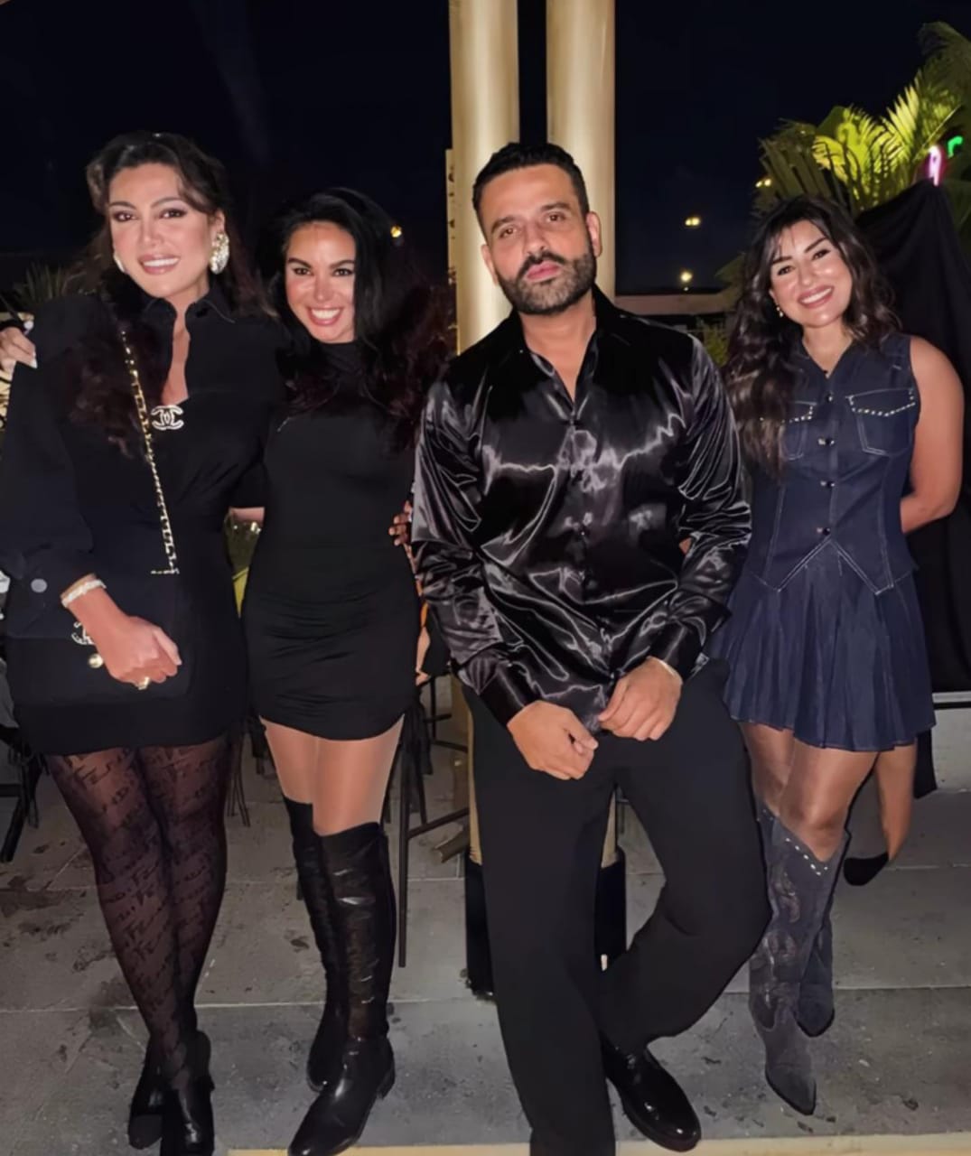 ريهام حجاج ونسرين امين وايتن عامر