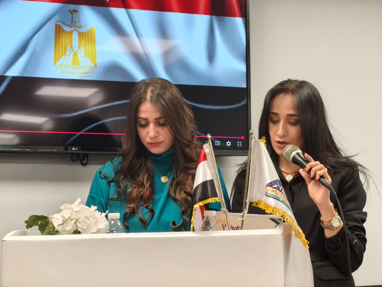 الزميلة بسنت جميل مسؤول الملف الثقافي بجريدة اليوم السابع