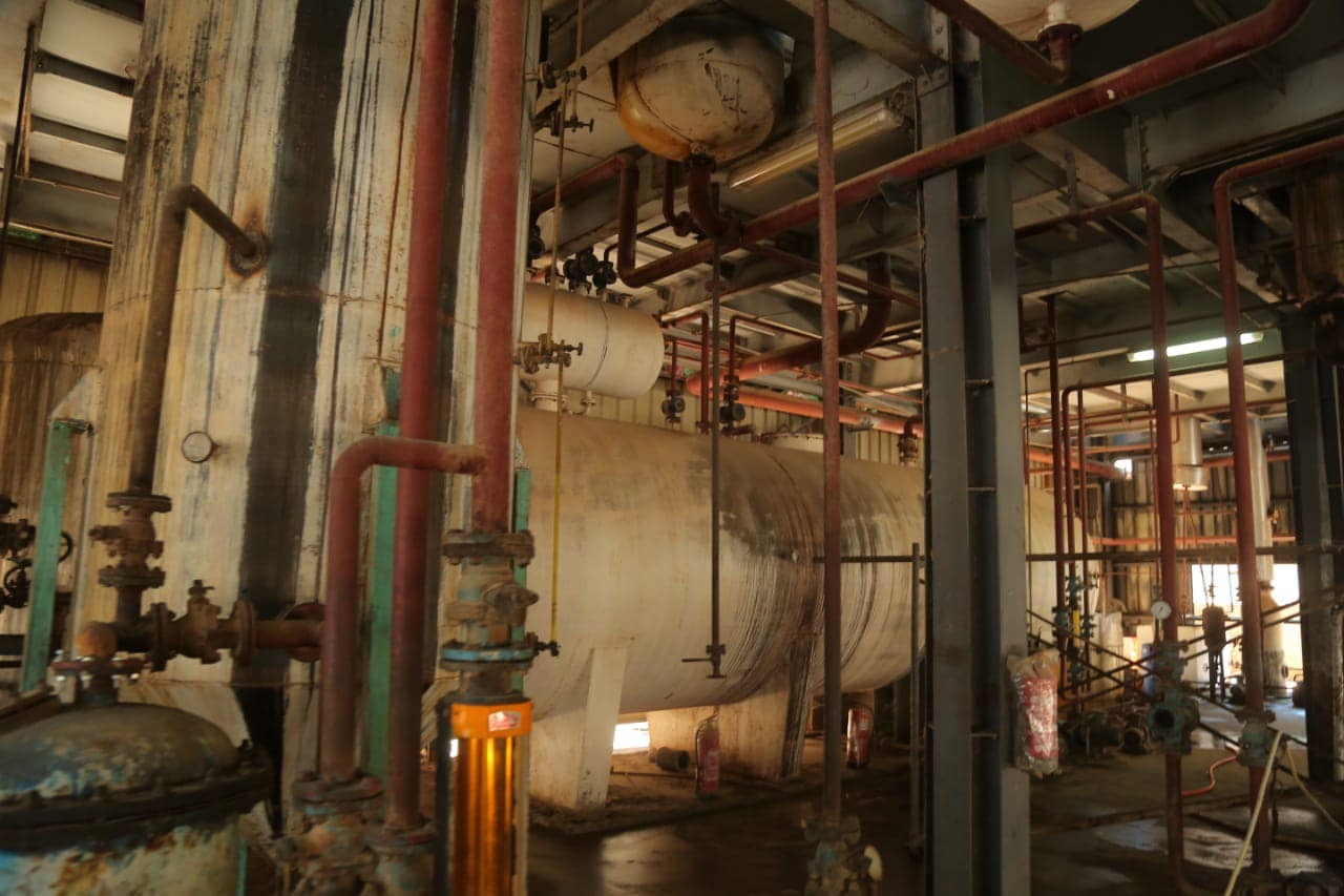 أحد المصانع بالمنطقة الصناعية بمطوبس