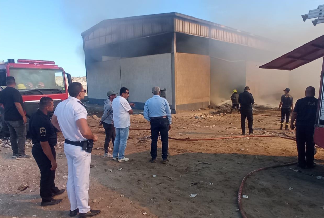 السيطرة ع الحريق