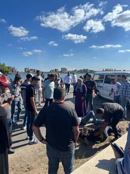 جانب من الحادث جانب من الحادث