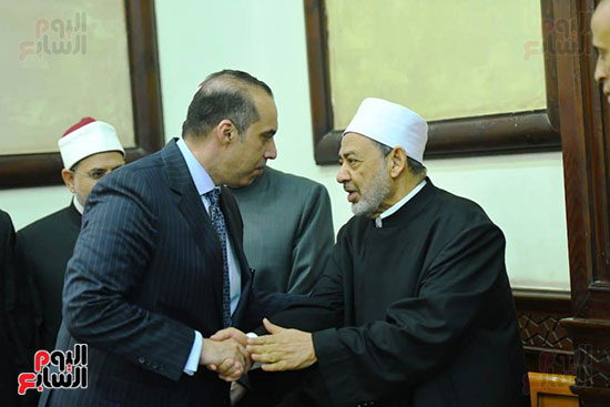 الدكتور أحمد الطيب والمستشار محمود فوزى