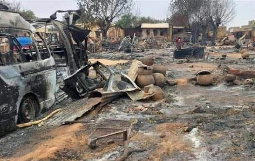 المسجد المستهدف في مدينة الفاشر المسجد المستهدف في مدينة الفاشر