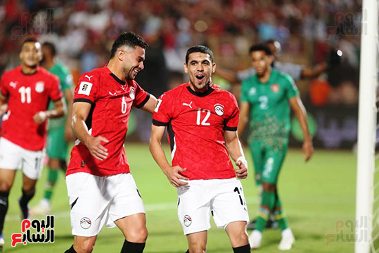 احتفال محمد حمدى بالهدف الأول