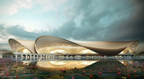 مطار اللوتس بالهند (6)