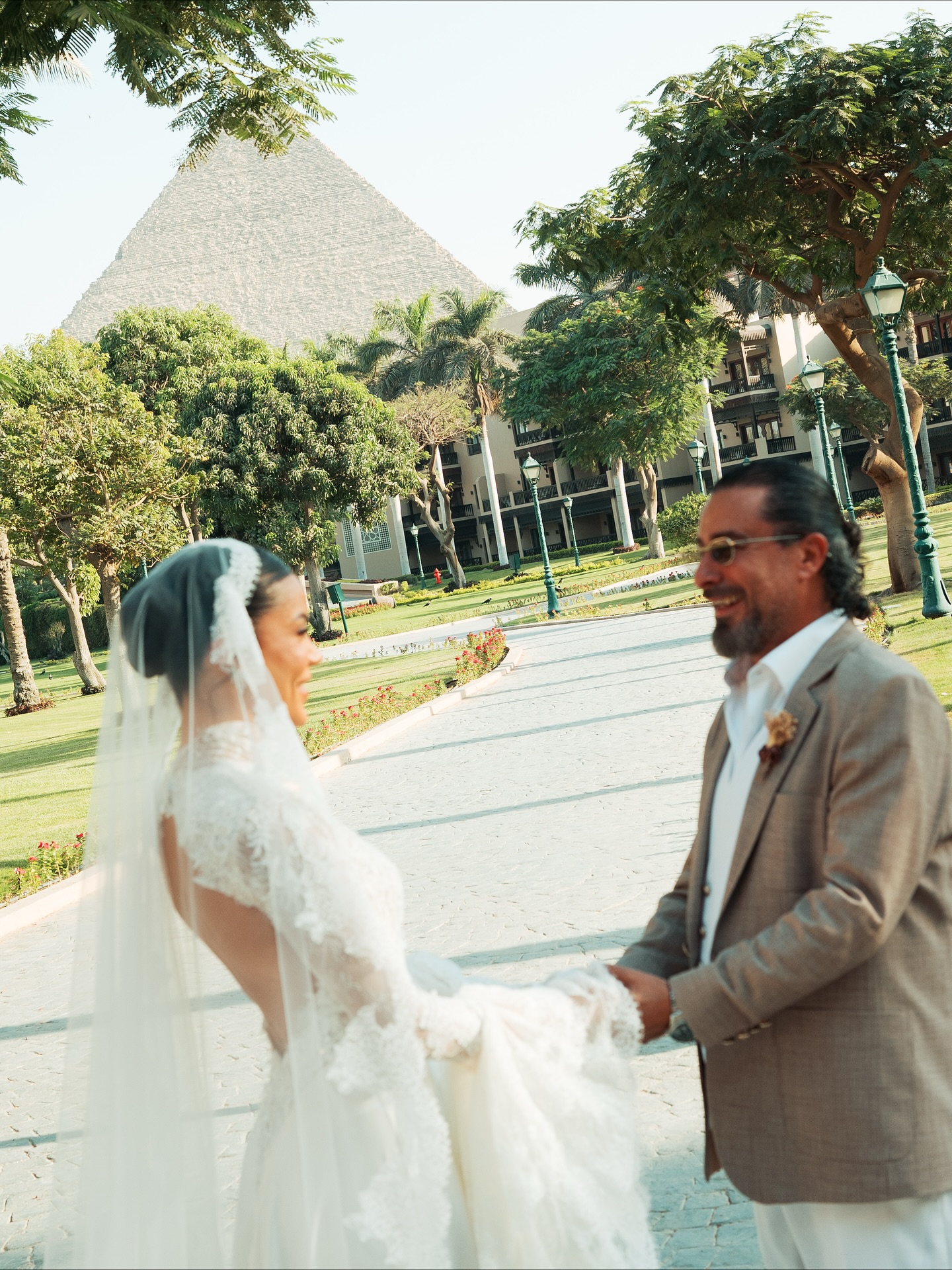 Hadi Al-bagouri and Heidi Khaled photo session