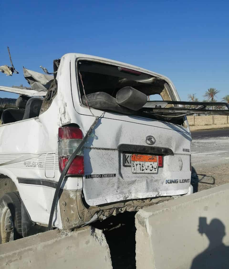 حادث ميكروباص بطريق الإسكندرية الصحراوى حادث ميكروباص بطريق الإسكندرية الصحراوى