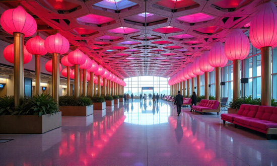 مطار اللوتس بالهند (7)