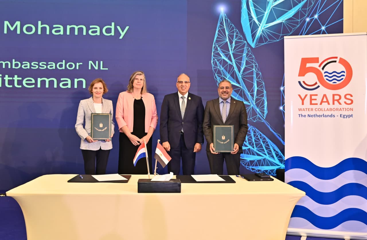 فاعليات توقيع تجديد مذكرة التفاهم بين مصر وهولندا فى مجال الموارد المائية