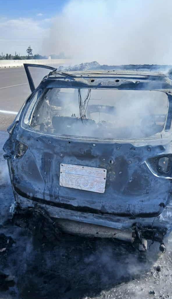 النيران تلتهم سيارة ملاكي في الإسكندرية النيران تلتهم سيارة ملاكي في الإسكندرية