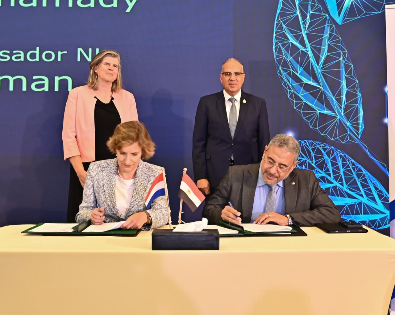 توقيع تجديد لمذكرة التفاهم بين مصر وهولندا فى مجال الموارد المائية