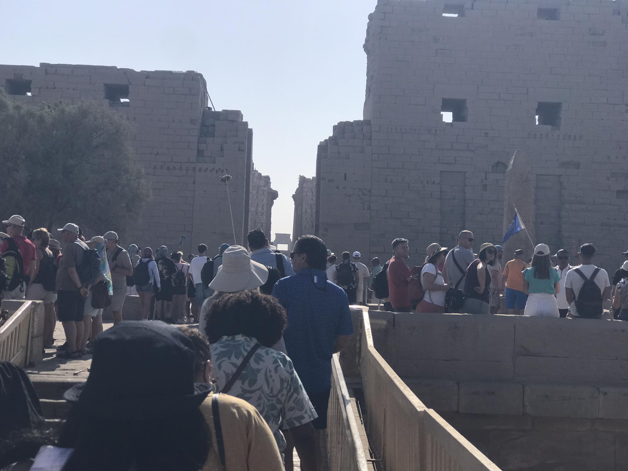 بهجة الإقبال السياحي الكبيرة فى معابد الأقصر