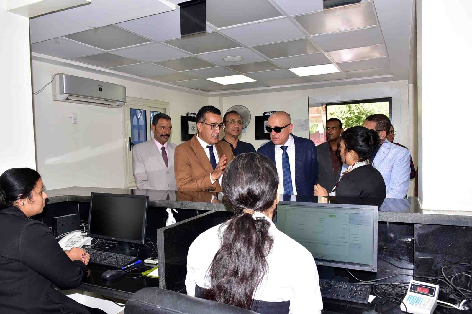 افتتاح مركز خدمة المواطنين فى وسط مدينة الأقصر