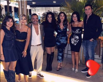 نجلاء بدر تحتفل بعيد ميلادها مع نجوم الفن (4)