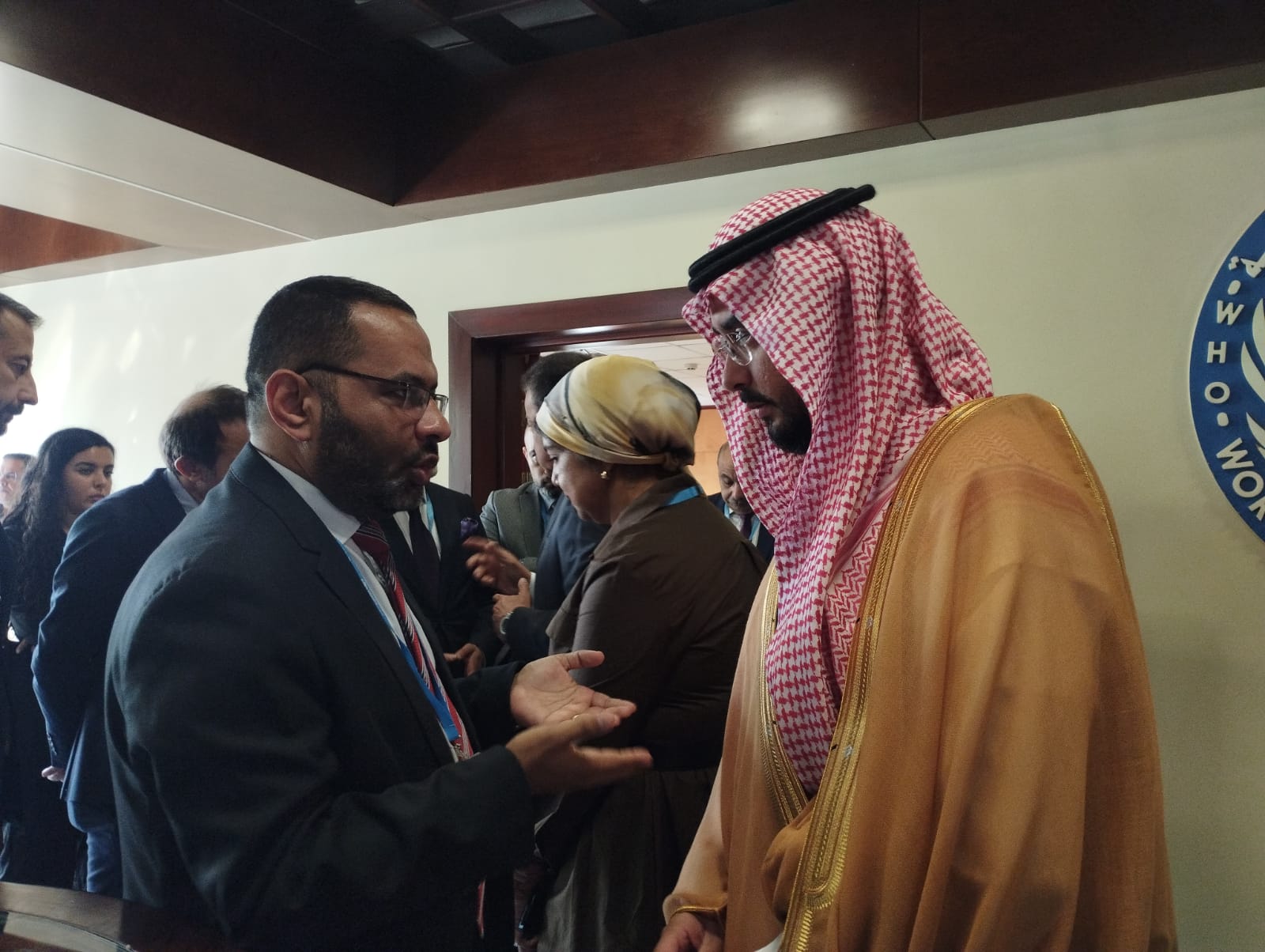 وكيل وزارة الصحة بالمملكة الغربية السعودية  والدكاور محمد حسانى