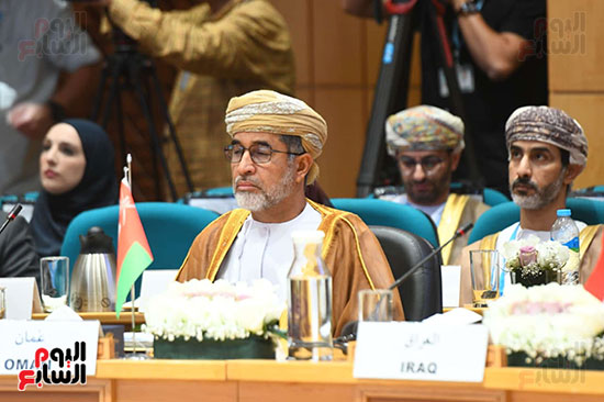 الدكتور احمد المنظرى ممثلا عن الوفد العمانى