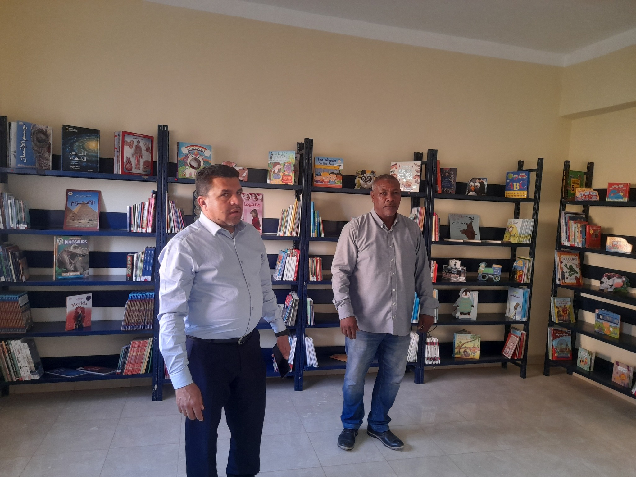 رئيس مدينة الطود يتابع التجهيزات النهائية لمكتبة مصر العامة فرع الطود