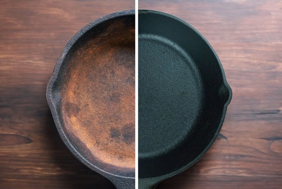 حيل بسيطة لإزالة الصدأ من الأوانى والمقالى حيل بسيطة لإزالة الصدأ من الأوانى والمقالى