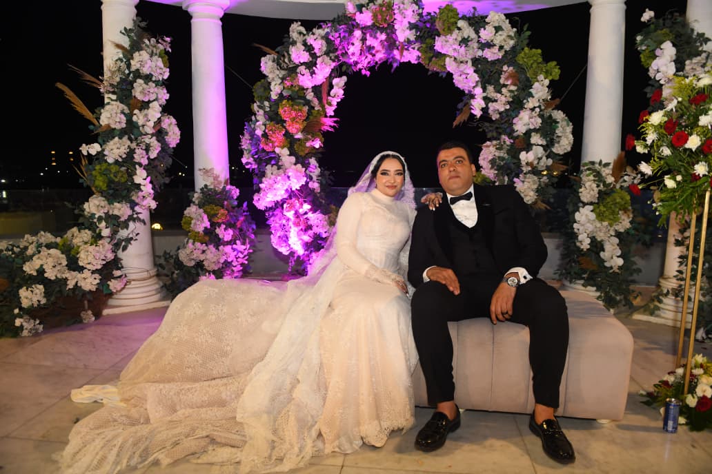 العروسين أحمد عطية وشيرين وجدي