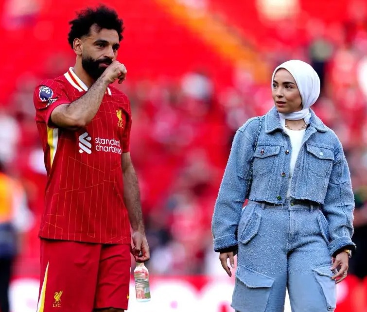 صورة أخرى لزوجة محمد صلاح