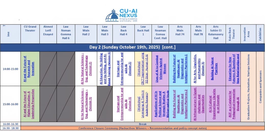 فعاليات المؤتمر الدولي الأول للذكاء الاصطناعي (1)