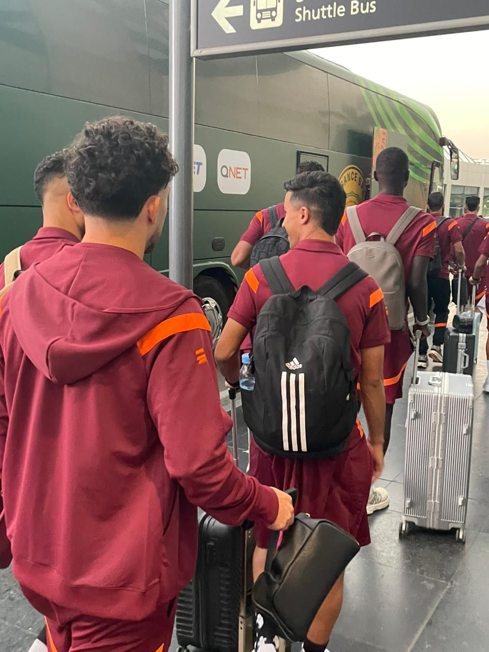 نهضة بركان يصل القاهرة