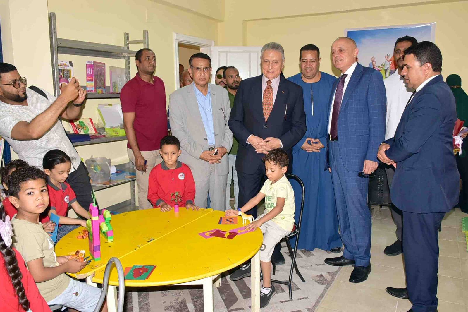 افتتاح فرع جديد لمكتبة مصر العامة فى قرية العديسات افتتاح فرع جديد لمكتبة مصر العامة فى قرية العديسات