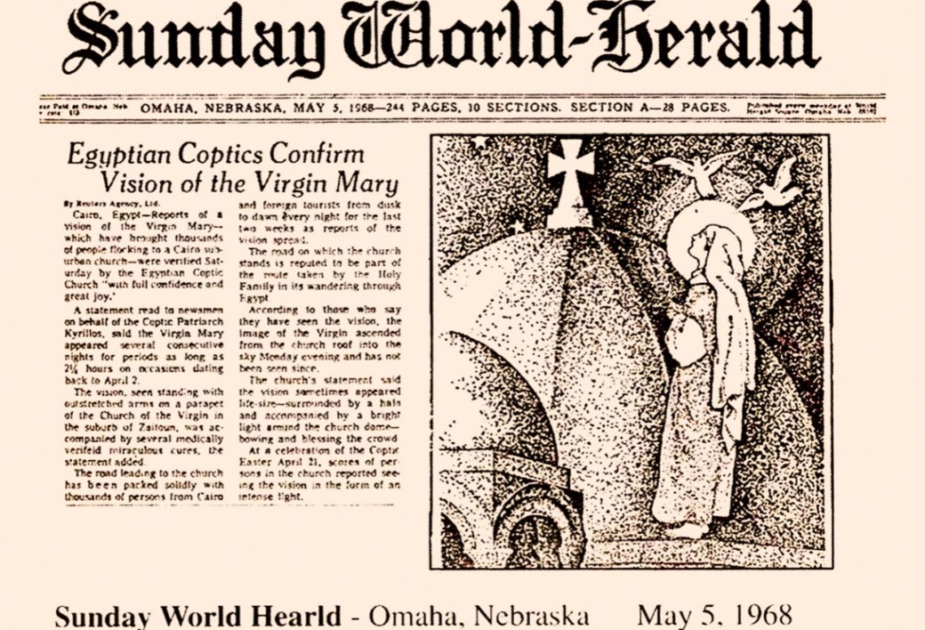 اهتمام الصحف العالمية بظهور العذراء مريم اهتمام الصحف العالمية بظهور العذراء مريم