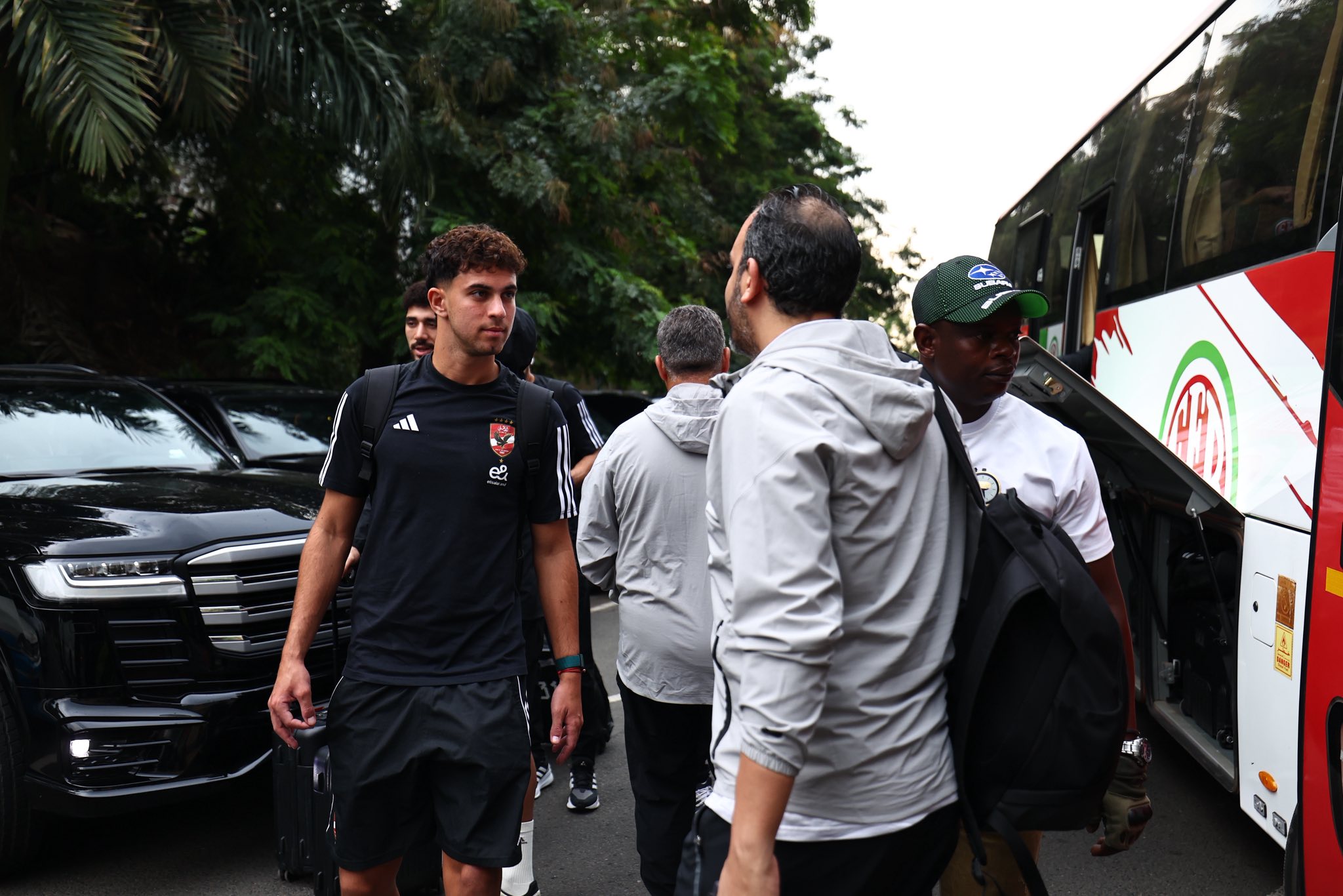 الاهلي يصل مقر الإقامة في بورندي الاهلي يصل مقر الإقامة في بورندي