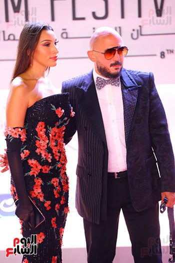 الفنان محمود العسيلى وحرمه