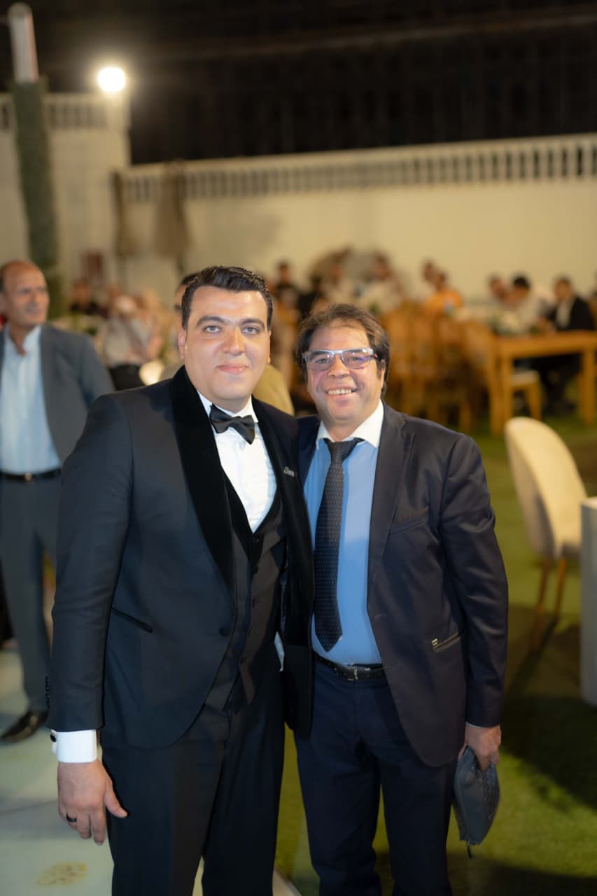 العريس أحمد عطية والمهندس عماد عبد المنعم