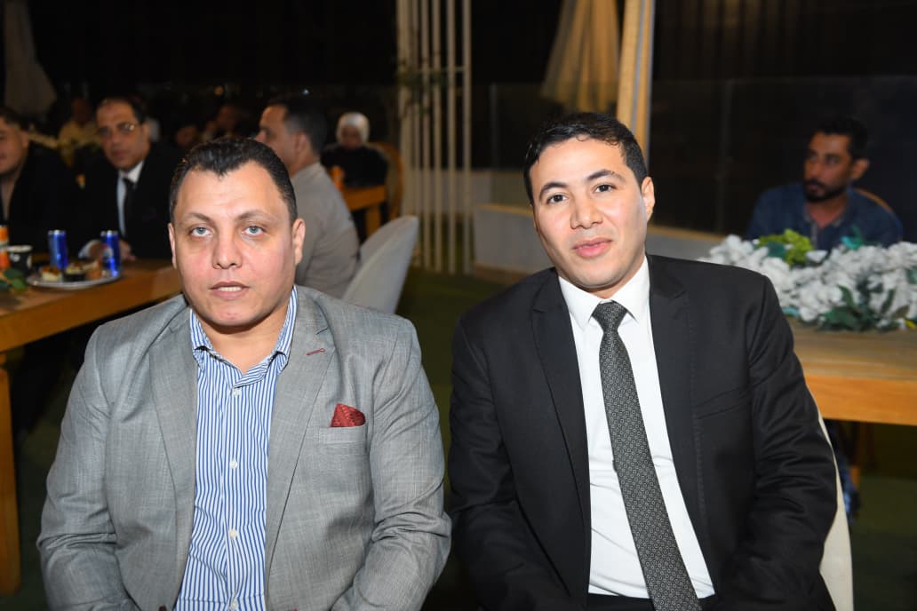 الدكتور أحمد الخطيب والدكتور وليد عيد يشاركان حفل الزفاف