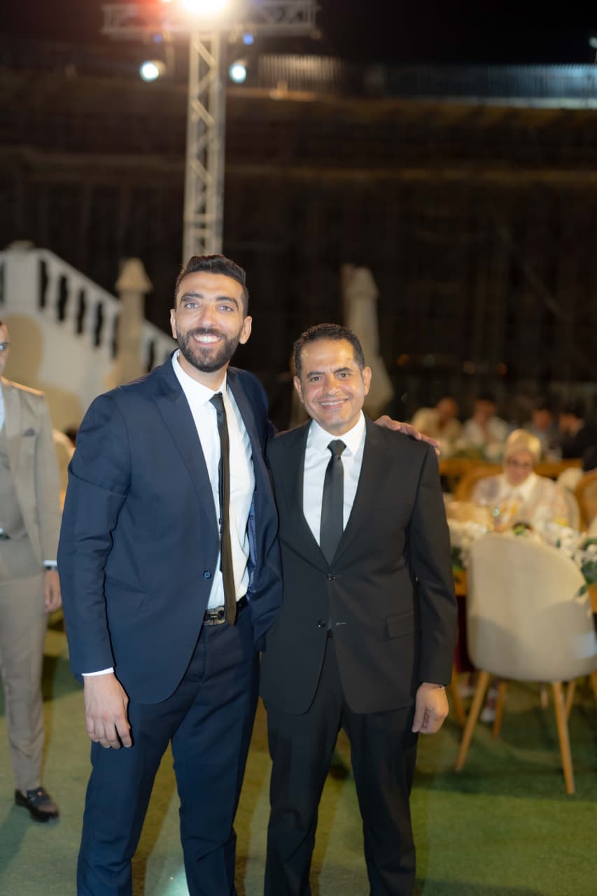 المهندس تامر الحبال يشارك في حفل زفاف العروسين