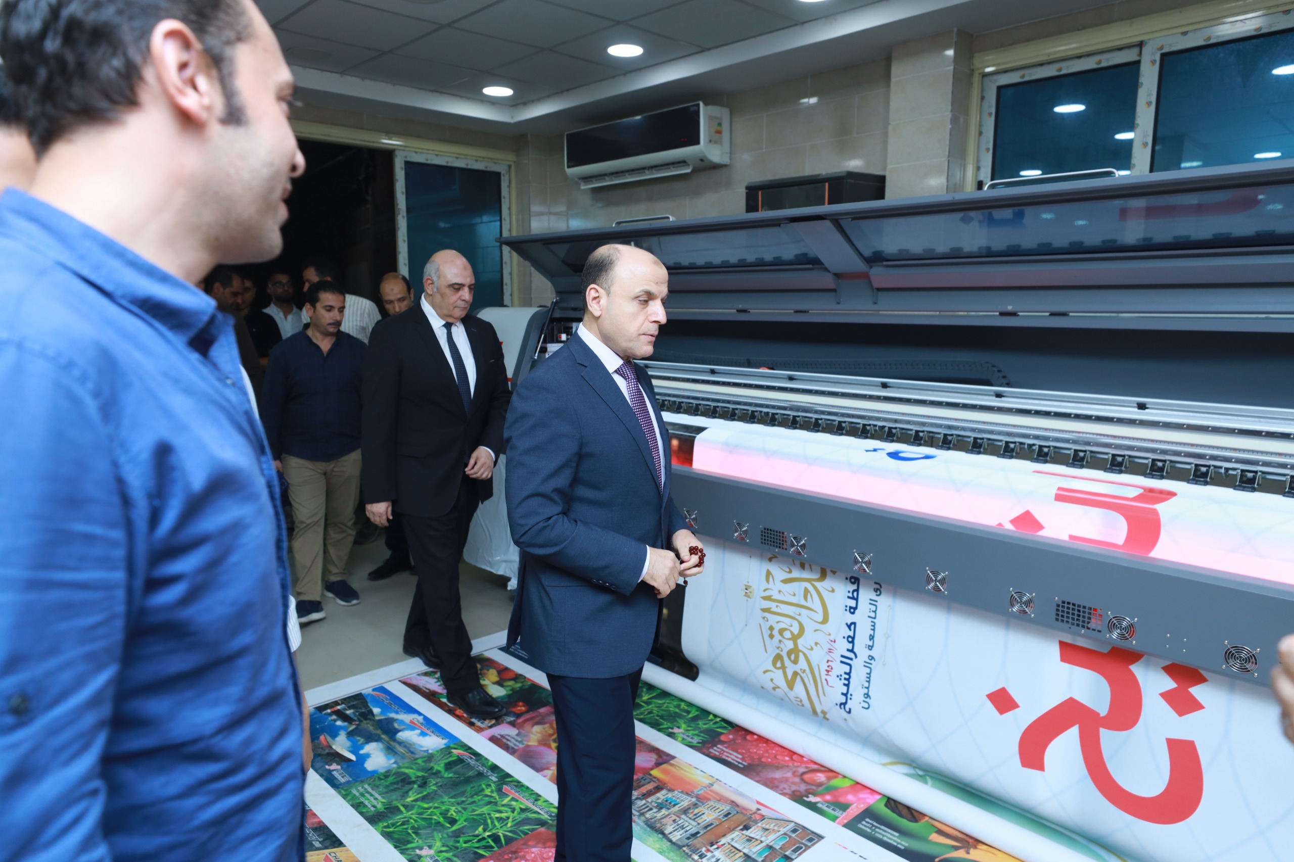 محافظ كفرالشيخ يتفقد أعمال تطوير المطبعة المركزية بالمحافظة